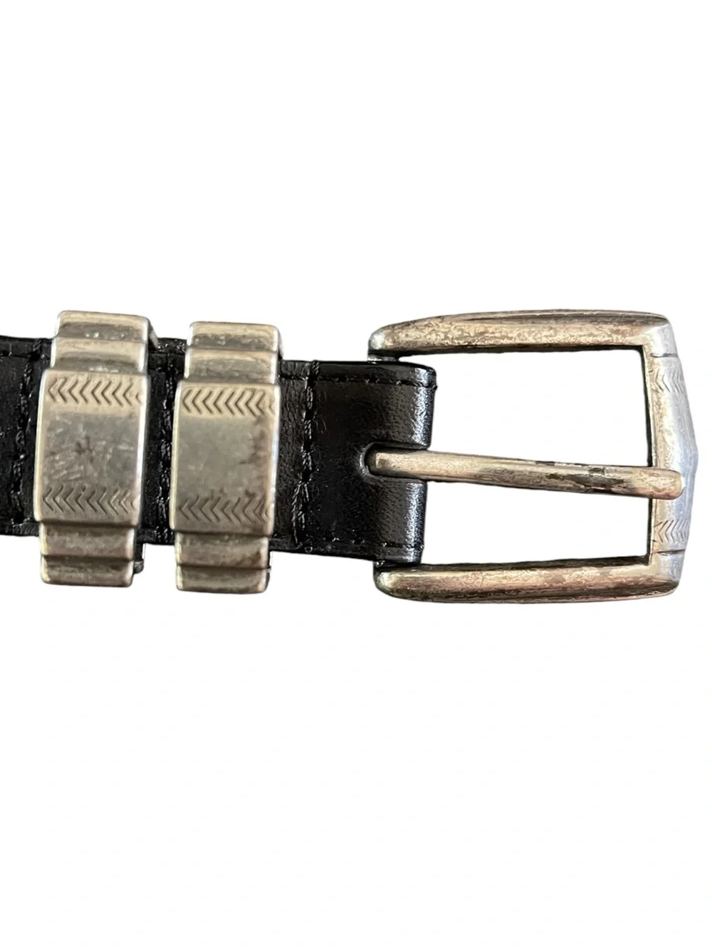 AML 3000 Men's Top Grain Black Leather Golf Club Belt Size 36
